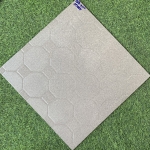 Gạch 40x40 đá xám lát sân vườn hoa văn lục giác