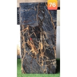 Gạch bóng kiếng 600x1200 cao cấp đá marble đen xanh có vân
