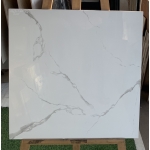 Gạch 60x60 bóng kiếng cao cấp đá marble trắng vân xám