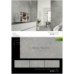 Gạch ốp lát 60x120 đá mờ sần màu xám đậm tinh tế đậm chất Châu Âu