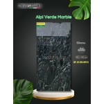 Gạch ốp lát biệt thự khổ lớn 80x160 Apodio Alpi Verde Marble tại quận 2