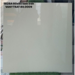 Gạch 80x80 đá bóng kiếng toàn phần màu kem trơn không họa tiết 