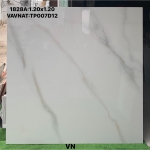 Gạch ốp lát 120x120 cao cấp mã TP007D12 màu trắng vân khói