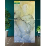 Gạch khổ lớn đá bóng kiếng 60x120 màu vàng xanh marble trang trí biệt thự quận 5
