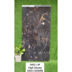 Gạch ốp lát hàng nhập khẩu màu đen vân cam 600x1200 mã 3902 tại quận 1