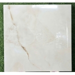 Gạch lát nền Ấn Độ 80x80 đá bóng kiếng màu kem nhạt