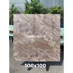 Gạch 100x100 màu nâu đá bóng kiếng hàng rẻ