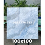 Gạch 100x100 màu xanh trời đẹp mắt ốp nền nhà