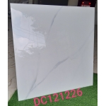 Gạch 120x120 bóng kiếng màu trắng sọc