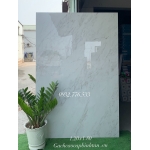 Gạch trang trí khổ lớn ốp lát 120x180 vân đá sọc màu trắng 