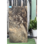 Gạch 60x120 đá marble màu nâu ốp nền nhà
