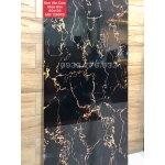 Gạch 60x120 màu đen vân cam khắc kim