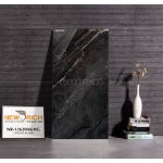 Gạch 60x120 màu đen vân trắng lát nền nhà hàng