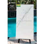 Gạch 60x120 màu trắng sọc xám sang chảnh