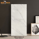 Gạch 60x120 màu trắng vân sọc xám