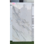 Gạch 60x120 màu trắng xám khói đậm bóng kiếng Ấn Độ