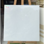 Gạch 60x60 đá bóng kiếng màu trắng ốp lát mặt tiền