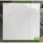 Gạch 60x60 đá bóng kiếng màu trắng vân mây chất lượng cao tại Sóc Trăng