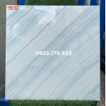 Gạch 60x60 đá bóng kiếng màu xanh trắng tại Lâm Đồng 