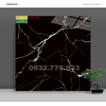 Gạch 60x60 màu đen bóng kiếng vân trắng mã 6620