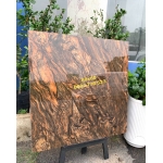 Gạch 80x80 vân đá màu nâu ốp tường nhà mẫu mới giá rẻ bền đẹp