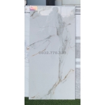 Gạch Ấn Độ 60x120 màu trắng vân mây nhẹ
