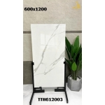 Gạch khổ lớn 60x120 màu trắng vân xám khói nhẹ giá rẻ HCM