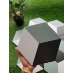 GẠCH LỤC GIÁC 3 MÀU XÁM ĐEN TRẮNG 