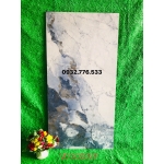 Mẫu gạch 60x120 vân trắng xanh loảng