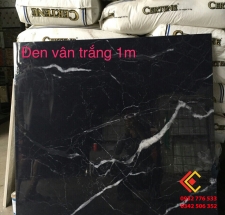 ĐÁ BÓNG KIẾNG 100X100 TRUNG QUỐC ĐEN VÂN TRẮNG