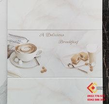 Gạch ốp tường 40x80 cao cấp sang trọng dành cho quán cafe