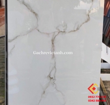 Gạch bóng kiếng 60x120 đá marble trắng có vân