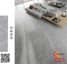 Gạch khổ lớn hàng VN 100x100 silver grey matt chính hãng nhà máy