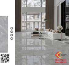 Gạch khổ lớn chính hãng 100x100 SILVER GREY hàng VN giá rẻ 