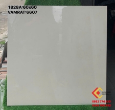 Gạch 60x60 đá bóng kiếng granite màu trắng ngà có sẵn tại quận bình chánh