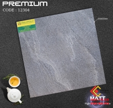 Gạch chính hãng 60x60 đá mờ màu xám đậm tinh tế tại Hóc Môn