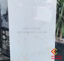 Gạch khổ lớn 80x160 đá bóng kiếng màu trắng hàng Ấn Độ chất lượng cao