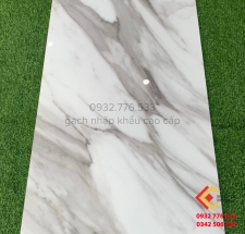 Gạch khổ lớn 800x1600 màu trắng khói đậm hàng  Ấn Độ 