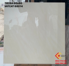 Bảng báo giá 80x80 màu trắng kem bóng kiếng mã 88014