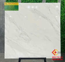 Gạch 80x80 vân đá trắng bóng kiếng