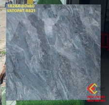 Gạch 80x80 màu xám xanh đậm vân đá tự nhiên đá bóng kiếng