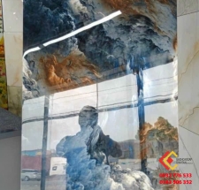 Gạch trang trí đá cẩm thạch onix 60x120 marble quý phái sang trọng