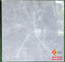Gạch lát nền 120x120 Ấn Độ màu xám vân đá bóng kiếng tại Đồng Tháp