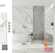 Gạch trang trí nhà ở 100x100 CALACATTA PAONAZZO GLOSSY sẵn tại kho