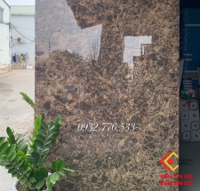 Gạch nhập khẩu kích thước 120x180 khổ lớn vân đá màu nâu tại Đồng Tháp