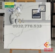 Gạch 40x80 đá bóng kiếng ốp tường phòng khách