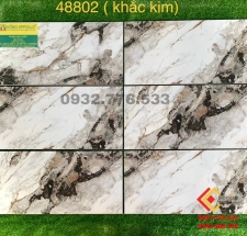Gạch 40x80 đá khắc kim sang chảnh 48802