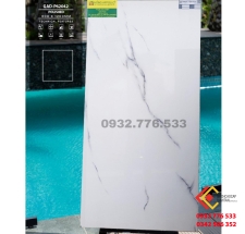 Gạch 60x120 màu trắng vân mây hàng nhập khẩu