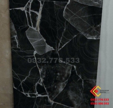 Gạch 60x120 vân đá kim cương màu đen