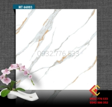 Gạch 60x60 màu trắng vân mây sọc xám lát nền phòng ngủ